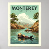 Vintag Monterey California Poster (Vorne)