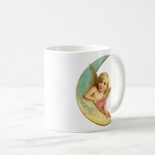 Vintag Moon Angel Kaffeetasse (VorderseiteRechts)