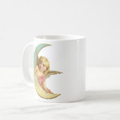Vintag Moon Angel Kaffeetasse (Vorderseite Links)