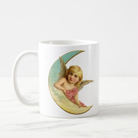Vintag Moon Angel Kaffeetasse (Links)