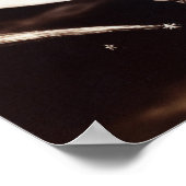 Vintag Moon Lady Poster (Ecke)