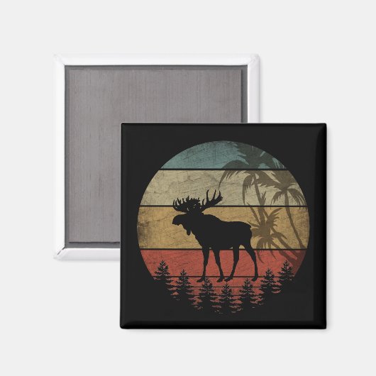 VINTAG MOOSE MAGNET (Vorderseite/Rückseite)