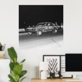 Vintag Mopar Drag - Cuda - She-Devil Poster (Heimbüro)