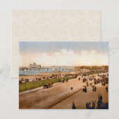 Vintag Morecambe Lancashire England Postkarte (Vorne/Hinten)