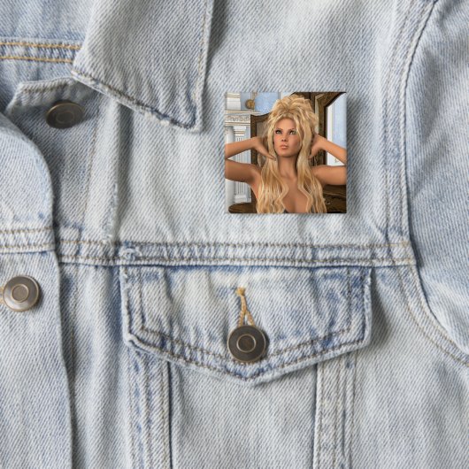 Vintag morgens button (Beispiel)