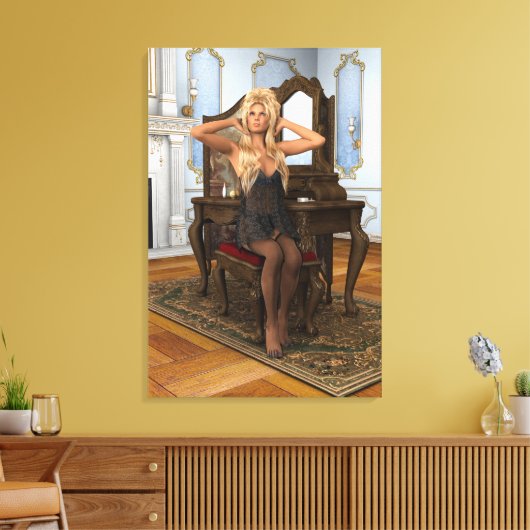 Vintag morgens leinwanddruck (Insitu (Wohnzimmer))