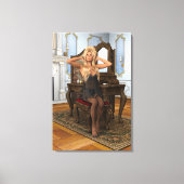 Vintag morgens leinwanddruck (Vorderseite)