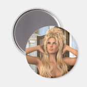 Vintag morgens magnet (Vorderseite/Rückseite)