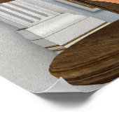 Vintag morgens poster (Ecke)