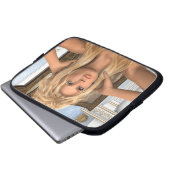 Vintag morgens Viktorianischer Stil Laptopschutzhülle (Vorne Knopf)