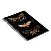 Vintag Moth Butterfly Personalisiertes Notebook Notizblock (Rechte Seite)