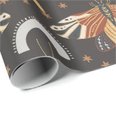 Vintag Moth Geschenkpapier (Rolleneckpunkt)