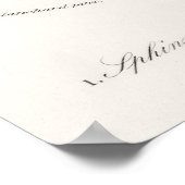 Vintag Moth Illustration Poster (Ecke)