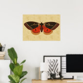 Vintag Moth Poster (Heimbüro)