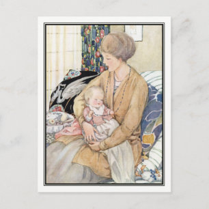 Vintag Mother and Baby von Anne Anderson Postkarte