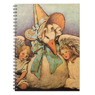 Vintag Mother Goose Children Jessie Willcox Smith Notizblock