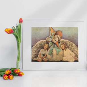 Vintag Mother Goose Children Jessie Willcox Smith Poster