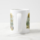 Vintag Mother Goose Kinderzimmer Rhyme Hey Diddle Jumbo-Tasse (Rückseite)
