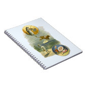 Vintag Mother Goose Kinderzimmer Rhyme Hey Diddle Notizblock (Rechte Seite)