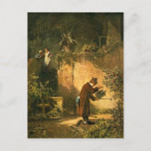 Vintag Motiv - Blume Lover - Spitzweg Postkarte (Vorderseite)