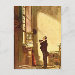 Vintag- Motiv des Mitarbeiters Postkarte