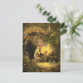 Vintag, motiv - Hermit Grillhühnchen Postkarte (Stehend Vorderseite)