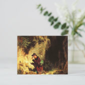 Vintag-Motiv Spitzweg - Geotech Postkarte (Stehend Vorderseite)