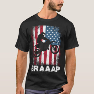 Vintag Motocross Dirt Bike Motorrad USA T-Shirt