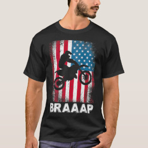 Vintag Motocross Dirt Bike Motorrad USA T-Shirt