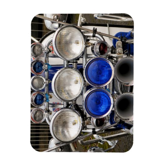 VINTAG MOTOR SCOOTER MAGNET (Vertikal)