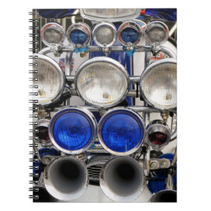 VINTAG MOTOR SCOOTER NOTIZBLOCK