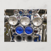 VINTAG MOTOR SCOOTER POSTKARTE (Vorderseite)