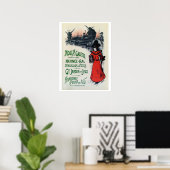 Vintag Moulin de la Galette Kunst Poster (Heimbüro)