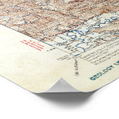 Vintag Mount Rainier Topographische Karte Washingt Poster (Ecke)