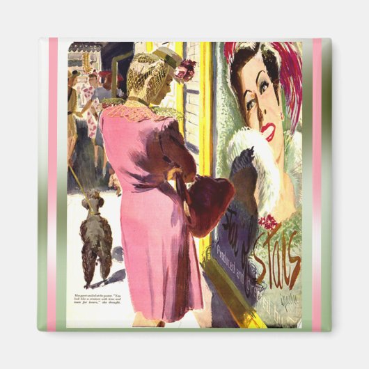 Vintag Movie Star Magnet (Vorne)