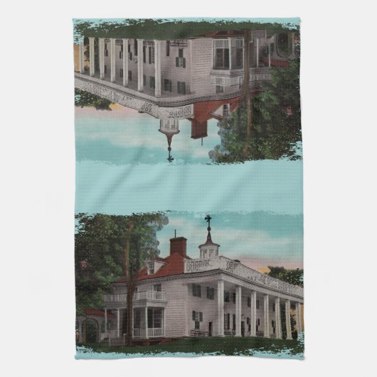 Vintag Mt. Vernon Geschirrtuch (Vertikal)