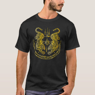 Vintag Muay Thai Boxing T-Shirt Sak Yant Thai Tatt