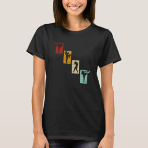 Vintag Muay Thai Fighter Training Muay Thai Zitat T-Shirt