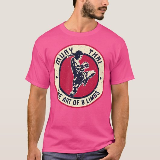 Vintag Muay Thai Karate Tshirt Boxing Mixed Mart (Vorderseite)
