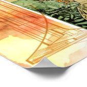 Vintag Mucha Biscuits Poster (Ecke)