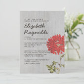 Vintag Mums Bridal Dusche Einladungen (Stehend Vorderseite)