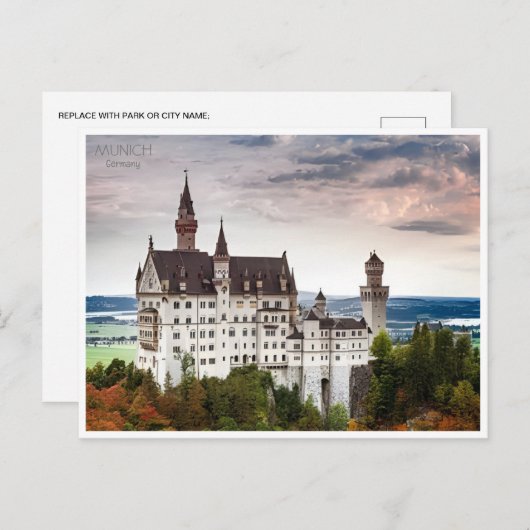 Vintag München München München Deutschland Postkarte (Vorne/Hinten)