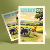 Vintag Murfreesboro Tennessee Postkarte