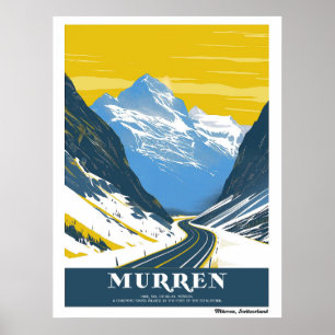 Vintag Murren, Schweiz Poster