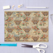Vintag Mushroom Ephemera Design Serie 7 Seidenpapier (Handwerk)