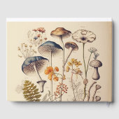Vintag Mushroom Naturalist Gästebuch (Rückseite)