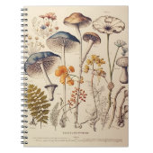 Vintag Mushroom Naturalist Notizblock (Vorderseite)