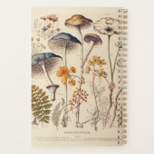 Vintag Mushroom Naturalist Planer (Rückseite)