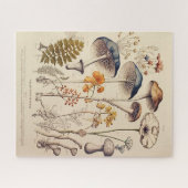 Vintag Mushroom Naturalist Puzzle (Horizontal)
