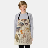 Vintag Mushroom Naturalist Schürze (Getragen)
